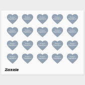 Beter samen liefdeskleding blauw hart sticker (Vel)