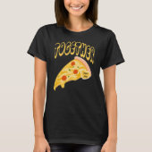 Beter Samen Matching Paar Naam Bier Pizza T-shirt (Voorkant)