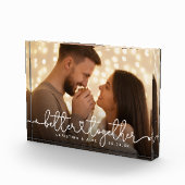 Beter samen Modern het Hart van de Aangepaste Wedd Fotoblokken (Rechts)