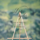 Beter samen! Modern, kalligrafie, bruiloft Acryl Bord (Neutraal)