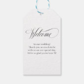 Beter samen! Modern, kalligrafie, bruiloft Cadeaulabel (Achterkant)