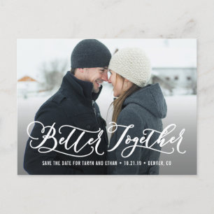 Beter samen Modern Save the Date Briefkaart