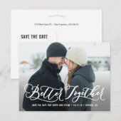 Beter samen Modern Save the Date Briefkaart (Voorkant / Achterkant)