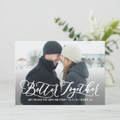 Beter Samen Modern Save The Date Kaart (Staand voorkant)