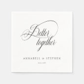 Beter samen! Moderne kalligrafie, Servet (Voorkant)