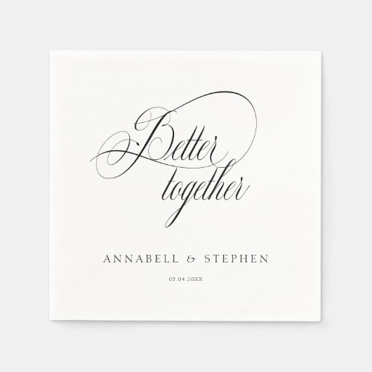 Beter samen! Moderne kalligrafie, Servet (Voorkant)