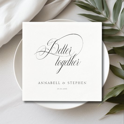 Beter samen! Moderne kalligrafie, Servet