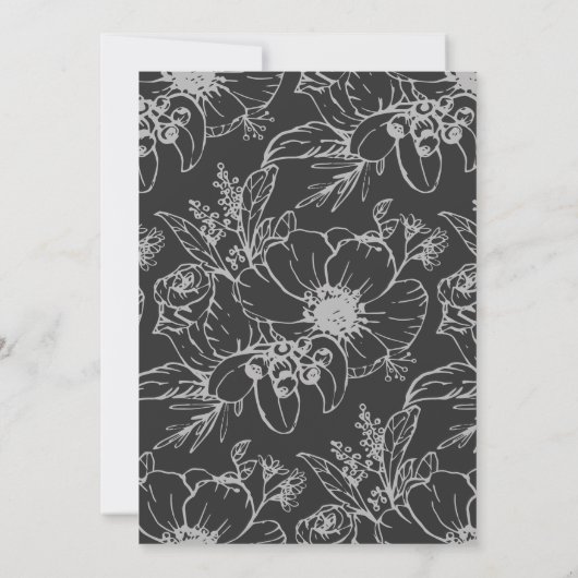 Beter samen Moderne kalligrafie zwart-wit Kaart (Achterkant)