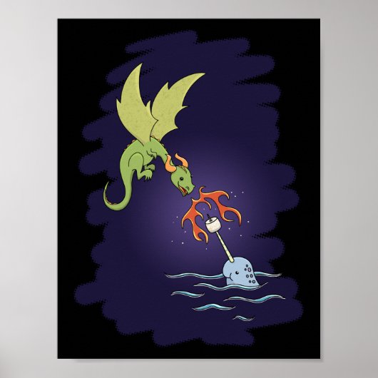 Beter samen - Narwhal en Dragon Poster (Voorkant)