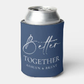 Beter samen Navy Wedding Koelbox/Koozie Blikjeskoeler (Blikje Voorkant)