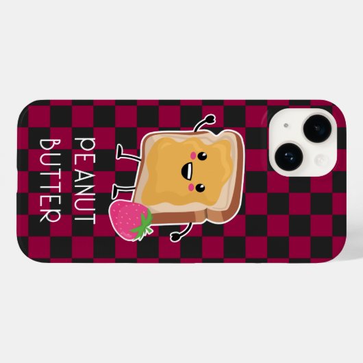 Beter samen (PB en J): pindaknop Case-Mate iPhone Case (Achterkant (horizontaal))