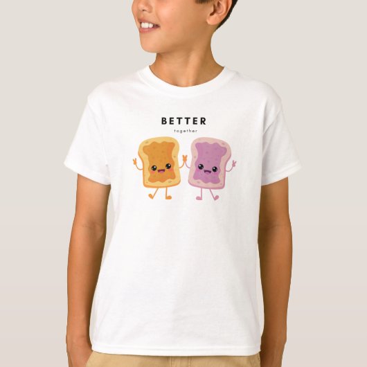Beter samen Pindakaas en Jelly Kinder Shirt (Voorkant)