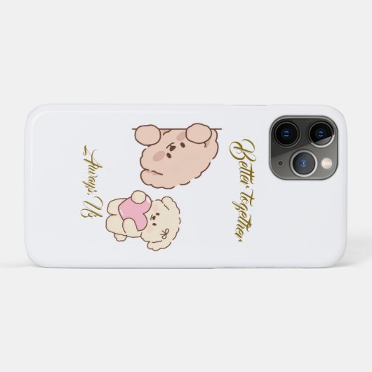 Beter Samen – Romantisch Geschenk voor Koppels Case-Mate iPhone Case (Achterkant (horizontaal))