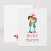 Beter Samen Romantische Kaart (Voorkant / Achterkant)