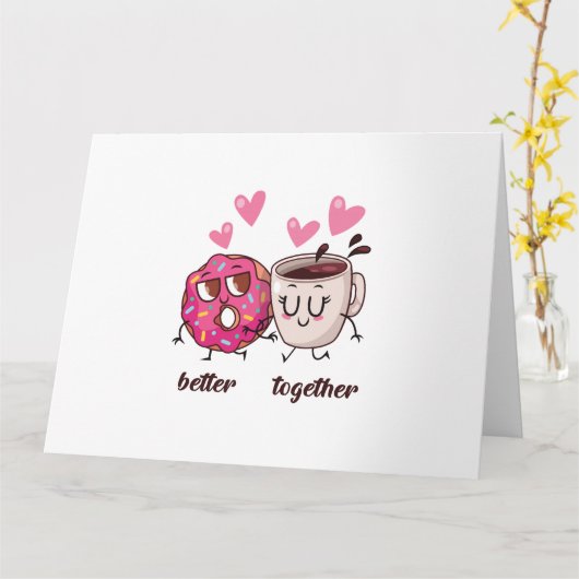 Beter samen Valentijnsdag Kaart (Gele Bloem)