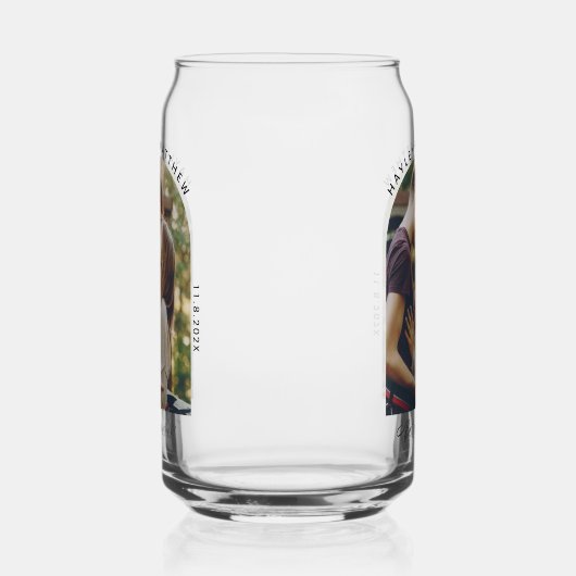 Beter samen Verloving Koppels Foto Custom Blikvorm Glas (Rechts)