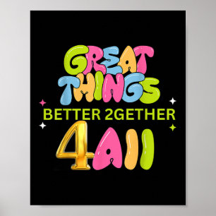 Beter samen voor alle aantrekkelijke grappige poster