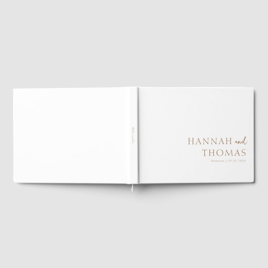 Beter samen! Witte bruiloft Gastenboek (Volledig)