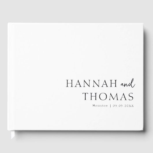 Beter samen! Witte bruiloft Gastenboek (Voorkant)