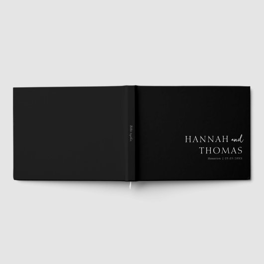 Beter samen! Zwarte bruiloft Gastenboek (Volledig)