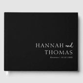 Beter samen! Zwarte bruiloft Gastenboek (Voorkant)