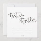 BETER SATHER Flat Note Card Bedankkaart (Achterkant)