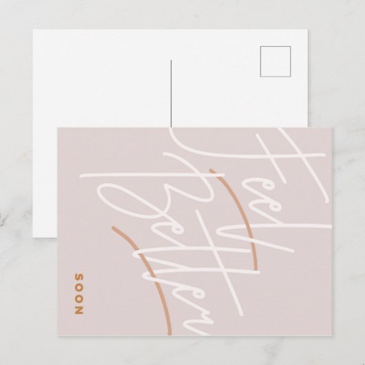 Beter script weergeven briefkaart (Voorkant / Achterkant)