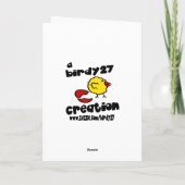 Beter te geven dan te ontvangen, cadeau terug te g feestdagen kaart (Achterkant)