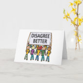 Beter van mening verschillen kaart (Gele Bloem)