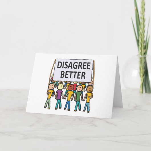 Beter van mening verschillen kaart (Voorkant)