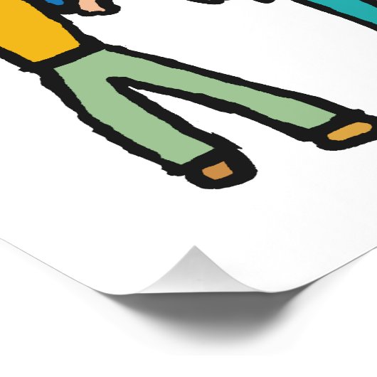 Beter van mening verschillen perfect poster (Hoek)