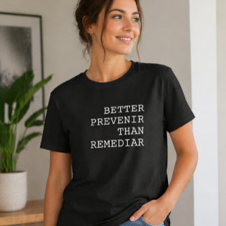 Beter voorkomen dan genezen Grappige Portugese uit T-shirt