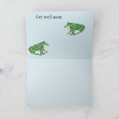 Beter Wensen  Wenskaart : Kikker in je Keel Kaart (Binnen)