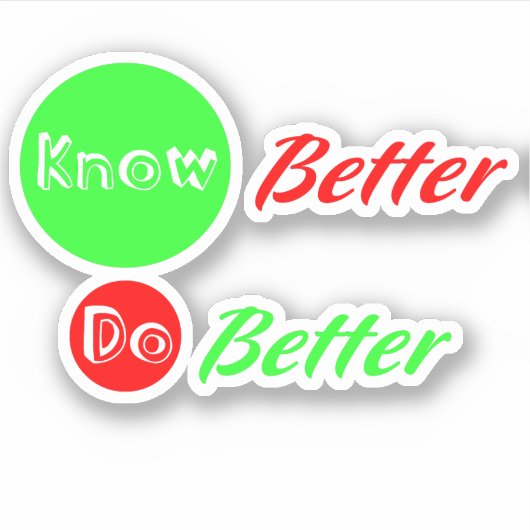 Beter weten, beter sticker doen (Voorkant)