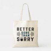 Beter winkelen dan spijt tote bag (Achterkant)