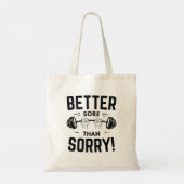 Beter winkelen dan spijt tote bag (Achterkant)
