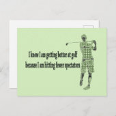 Beter worden op Golf Briefkaart (Voorkant / Achterkant)