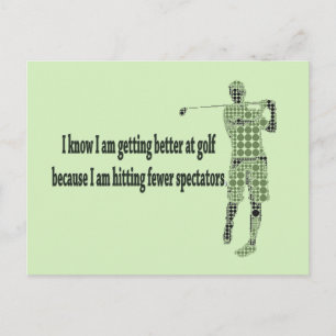 Beter worden op Golf Briefkaart