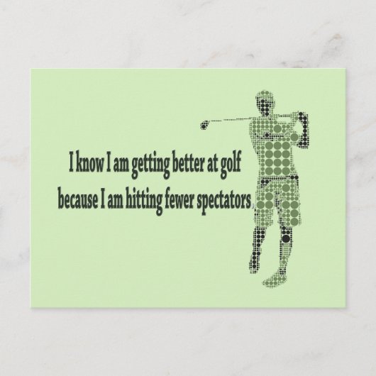 Beter worden op Golf Briefkaart (Voorkant)