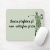 Beter worden op Golf Muismat (Met muis)