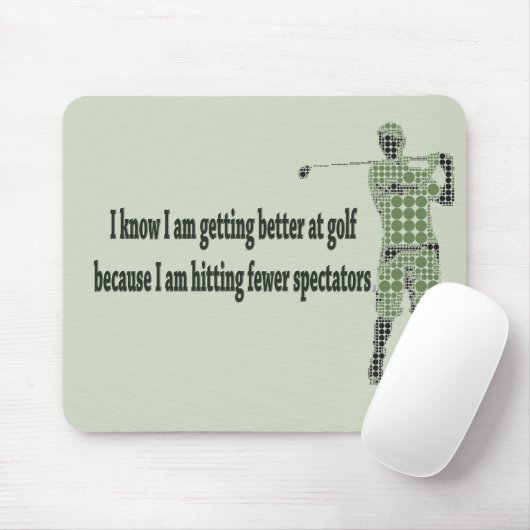 Beter worden op Golf Muismat (Met muis)