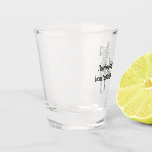 Beter worden op Golf Shot Glas (Links)