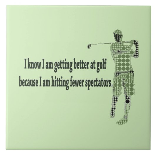 Beter worden op Golf Tegeltje (Voorkant)