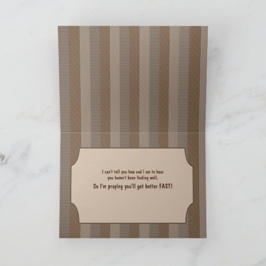 BETER WORDEN,  Verdrietige maar Aardige Puppy Kaart (Binnen)