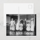 Beter Worden Verpleegsters Ansichtkaart Briefkaart (Voorkant / Achterkant)