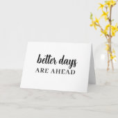 Beter wordt het met Modern Script-ontwerp Kaart (Gele Bloem)