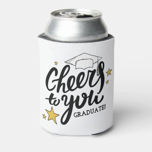 Betere Afstuderen Graphics Beste Graduation Party Blikjeskoeler (Blikje Achterkant)