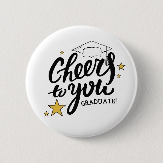 Betere Afstuderen Graphics Beste Graduation Party Ronde Button 5,7 Cm (Voorkant)