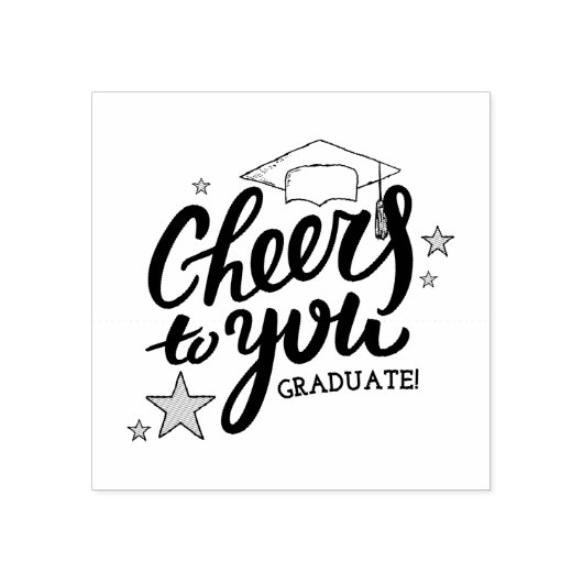 Betere Afstuderen Graphics Beste Graduation Party Rubberstempel (Afrduk)