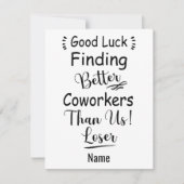 Betere collega's vinden een goede zaak dan wij feestdagenkaart (Voorkant)